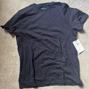 Men’s Navy Polka Dot Shirt